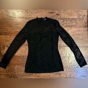 Black Lace Shirt